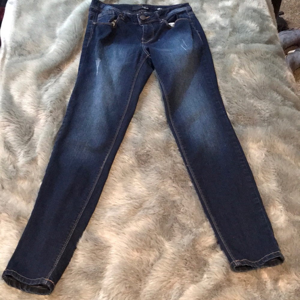 blue jeans.